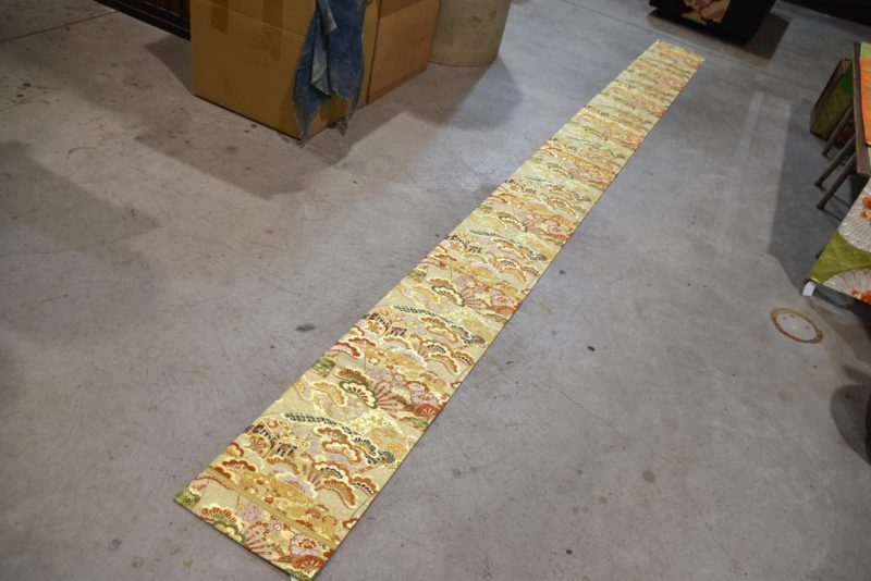 Vintage Japanese Maru Obi Sash Width:4000mm - Image 4