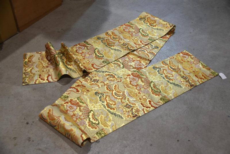 Vintage Japanese Maru Obi Sash Width:4000mm - Image 3