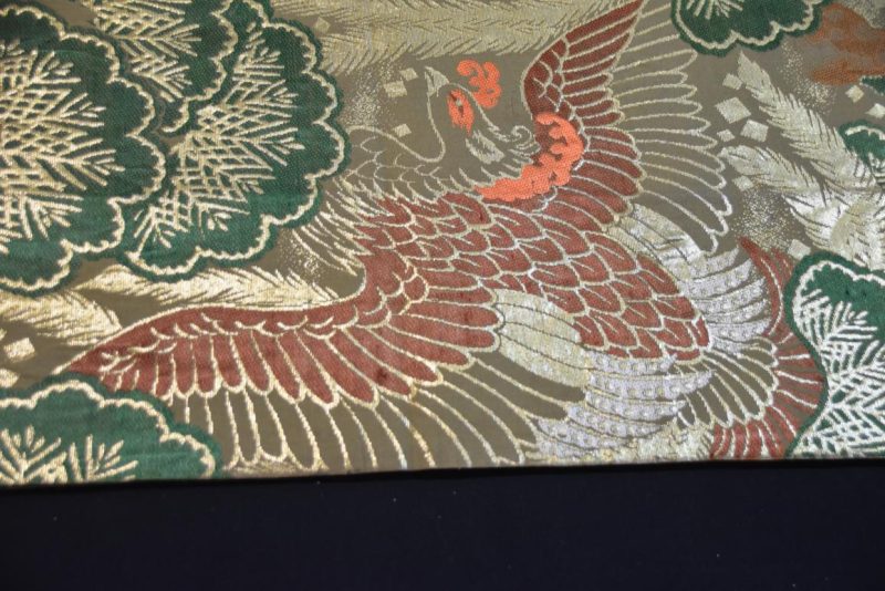 Vintage Japanese Maru Obi Sash Width:4000mm - Image 7