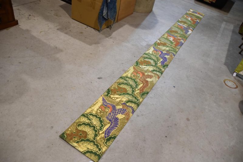 Vintage Japanese Maru Obi Sash Width:4000mm - Image 4