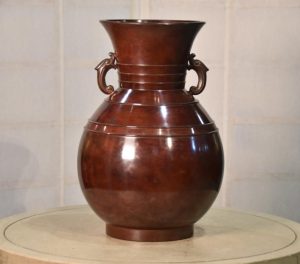 Murashido Bronze Vase 250 mm's diameter