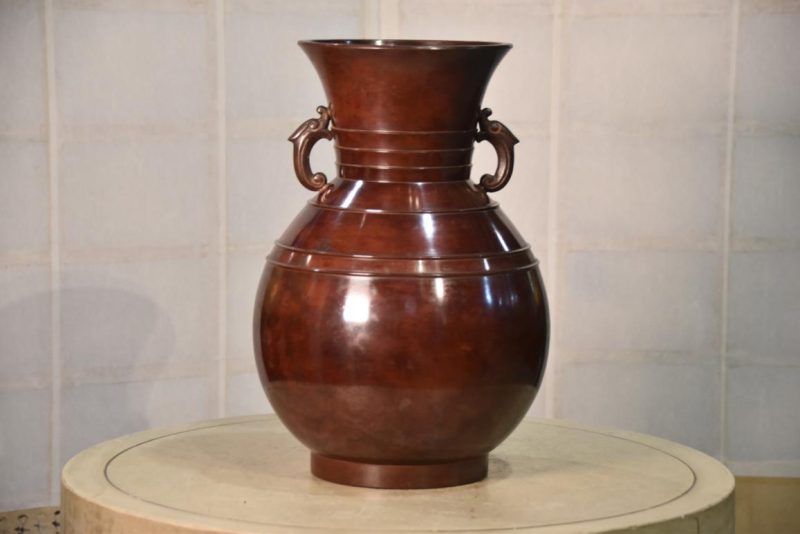 Murashido Bronze Vase 250 mm's diameter
