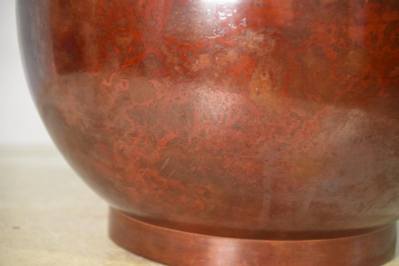 Murashido Bronze Vase 250 mm's diameter - Image 6