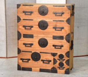 Antique 2 Section Clothing Chest 6 Drawers Width:885mm