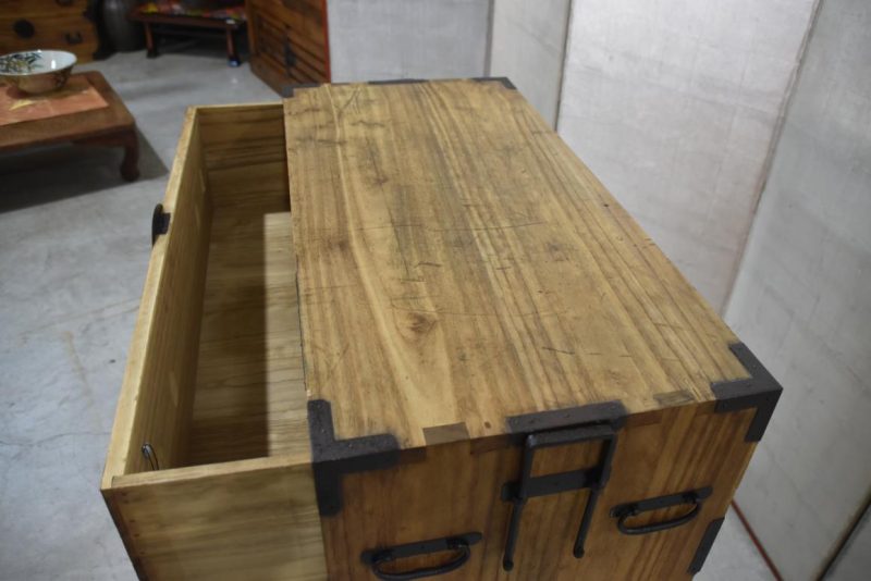 Antique 2 Section Clothing Chest 6 Drawers Width:885mm - Image 8