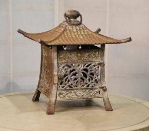 Japanese Cast Iron Hanging Lantern Width:290mm