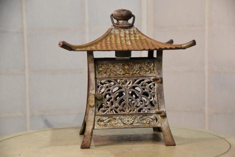 Japanese Cast Iron Hanging Lantern Width:290mm - Image 7