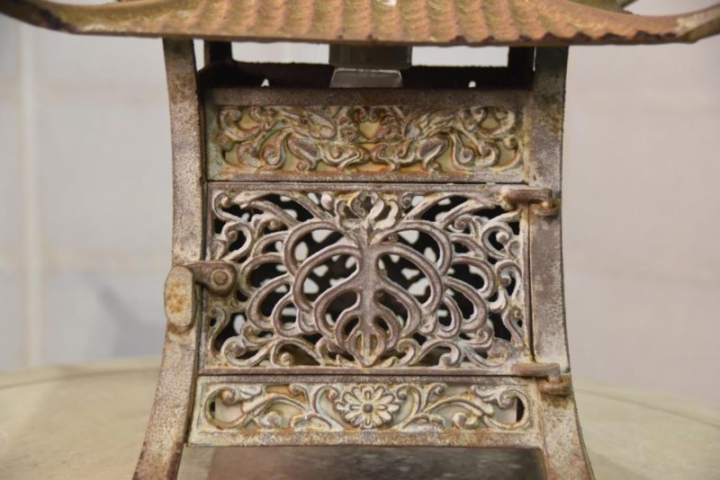 Japanese Cast Iron Hanging Lantern Width:290mm - Image 6