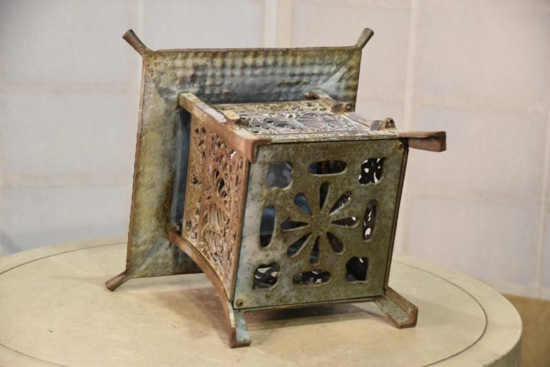 Japanese Cast Iron Hanging Lantern Width:290mm - Image 8