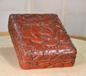 Kamakura Bori Lacquered Writing Box Width:265mm