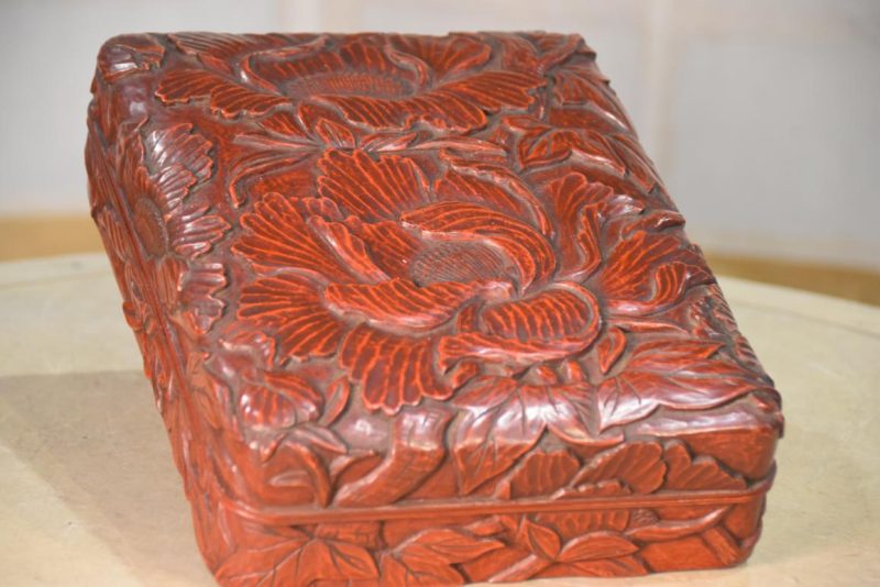 Kamakura Bori Lacquered Writing Box Width:265mm - Image 2