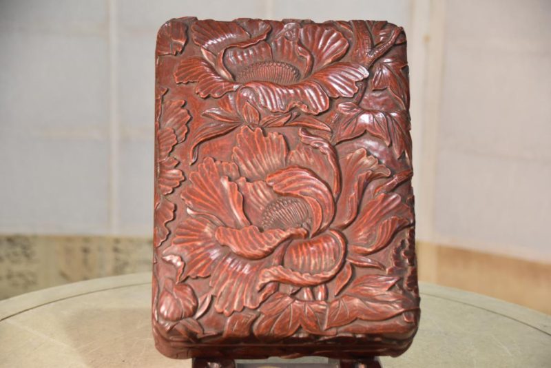 Kamakura Bori Lacquered Writing Box Width:265mm - Image 11