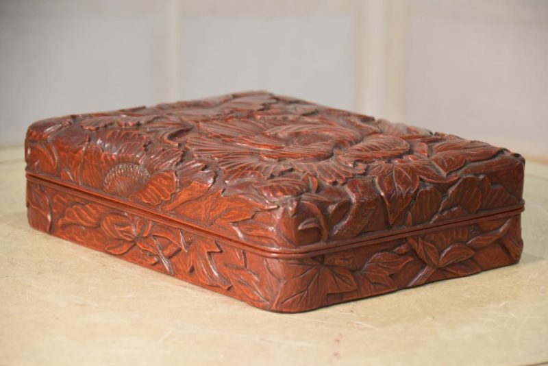 Kamakura Bori Lacquered Writing Box Width:265mm - Image 8