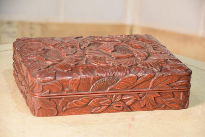 Kamakura Bori Lacquered Writing Box Width:265mm - Image 3