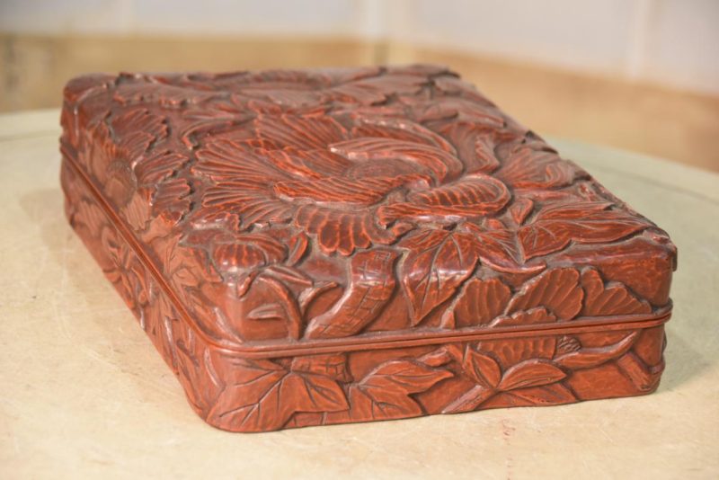 Kamakura Bori Lacquered Writing Box Width:265mm - Image 12
