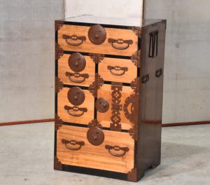 Antique Narrow Clothing Chest Width:550mm