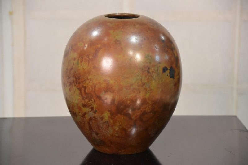 Murashido Bronze Vase Width:165mm