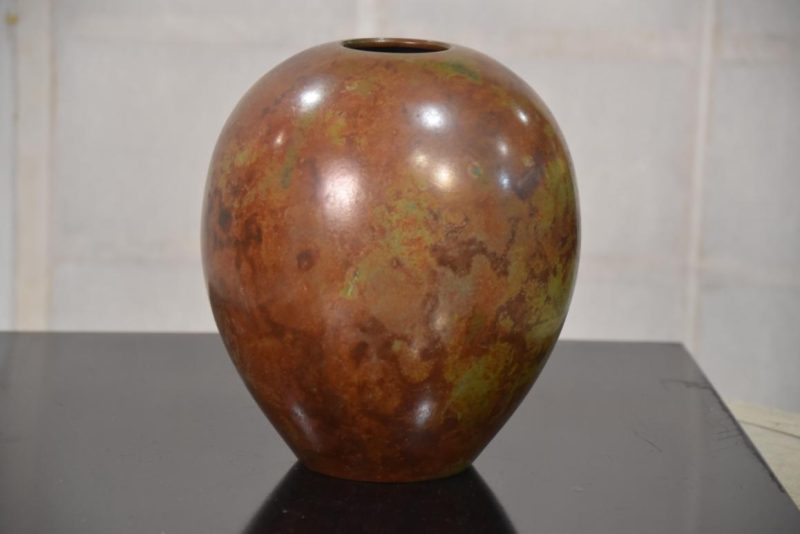 Murashido Bronze Vase Width:165mm - Image 8