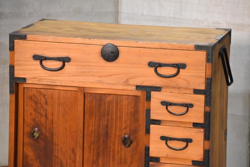 Small Japanese Merchant Chest Width:670mm - Image 11