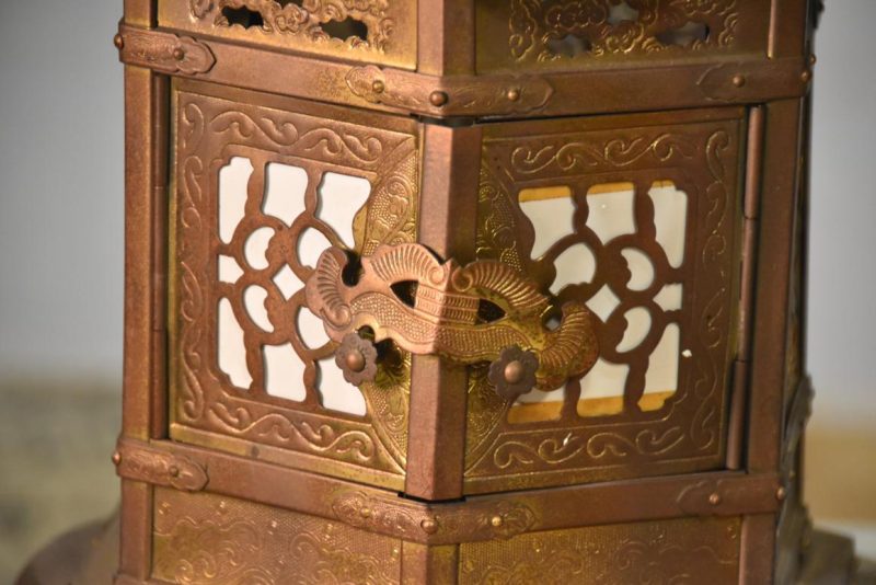 Pair of Temple Hanging Lanterns Width:300mm Each - Image 10