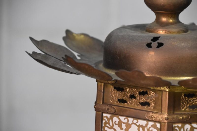 Pair of Temple Hanging Lanterns Width:300mm Each - Image 5