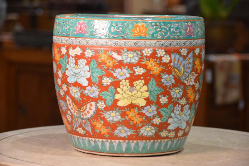 Coloured Imari Hibachi Width:270mm - Image 2