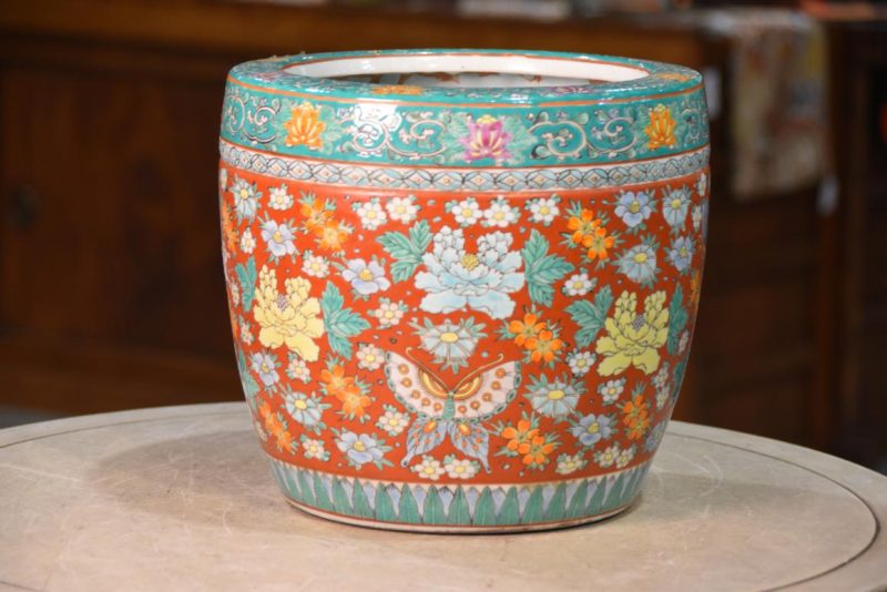 Coloured Imari Hibachi Width:270mm - Image 5