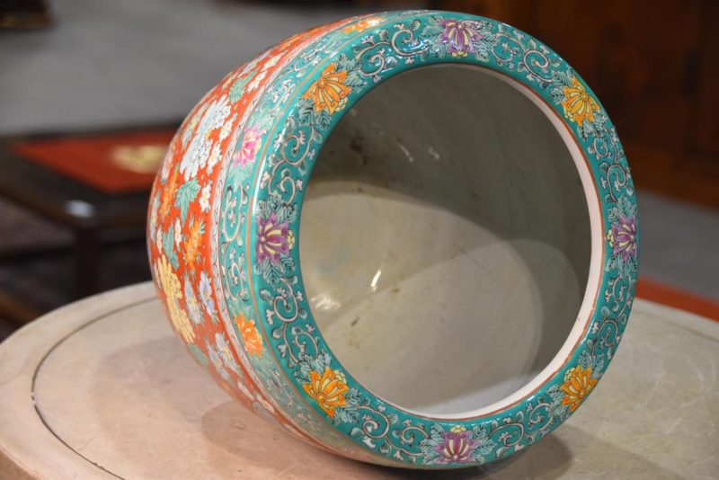 Coloured Imari Hibachi Width:270mm - Image 4