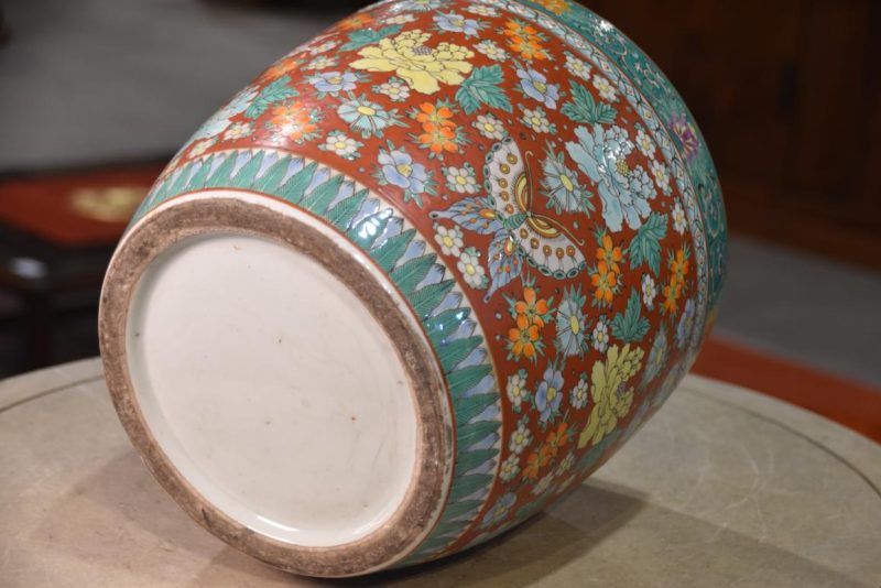 Coloured Imari Hibachi Width:270mm - Image 3