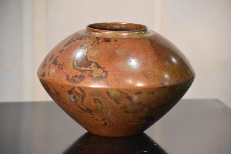 Murashido Bronze Vase Width:195mm