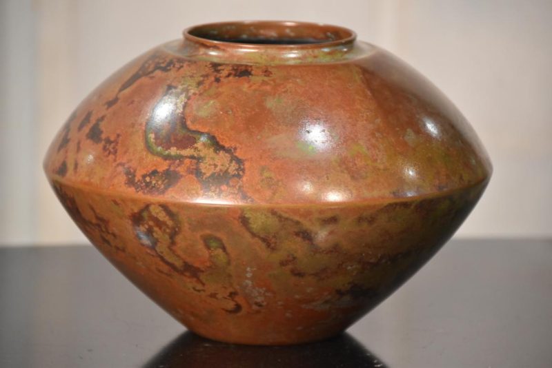Murashido Bronze Vase Width:195mm - Image 2