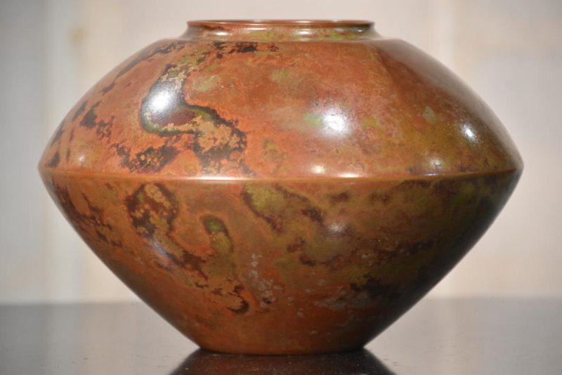 Murashido Bronze Vase Width:195mm - Image 8