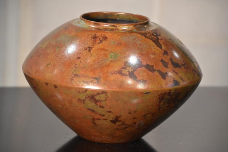 Murashido Bronze Vase Width:195mm - Image 6