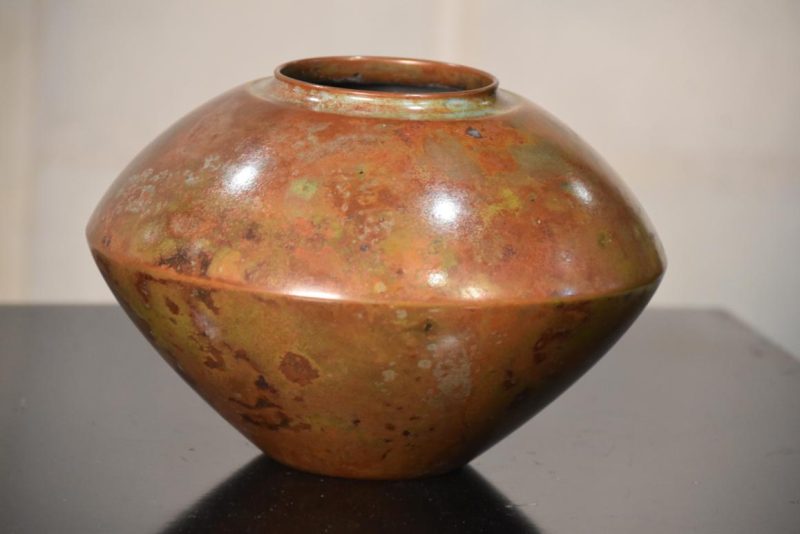 Murashido Bronze Vase Width:195mm - Image 5