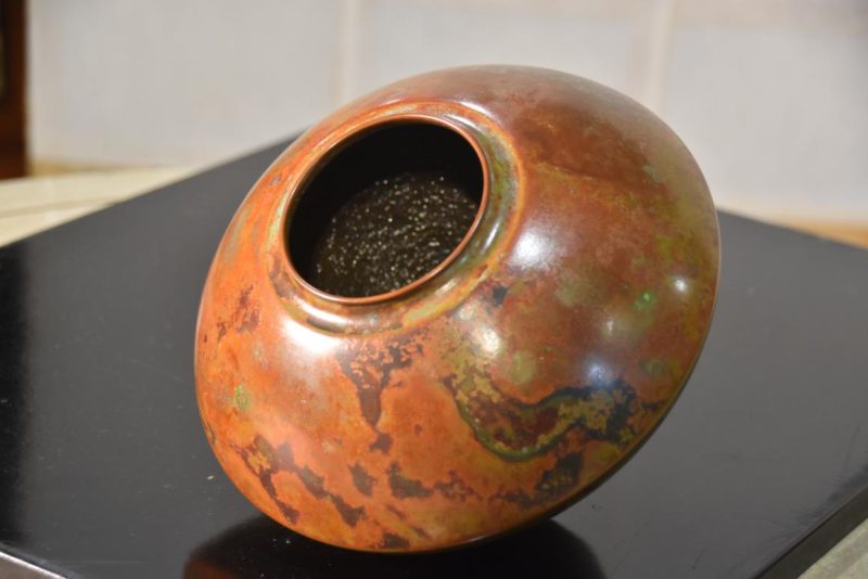 Murashido Bronze Vase Width:195mm - Image 4