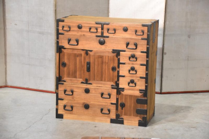 Antique Merchant Chest Width:820mm - Image 15