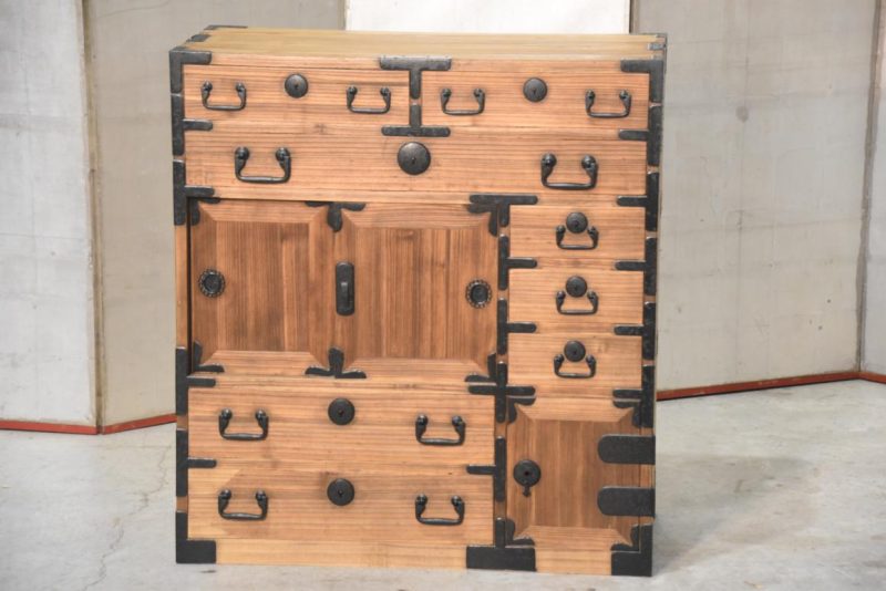 Antique Merchant Chest Width:820mm - Image 14