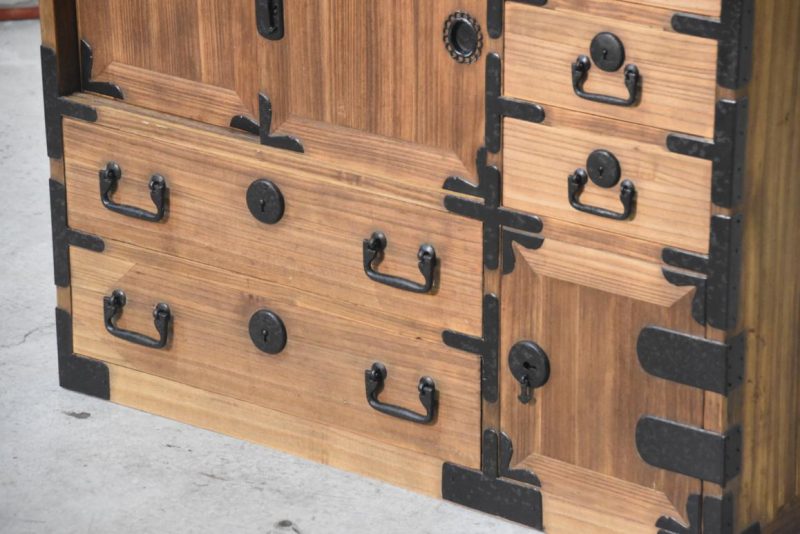 Antique Merchant Chest Width:820mm - Image 12