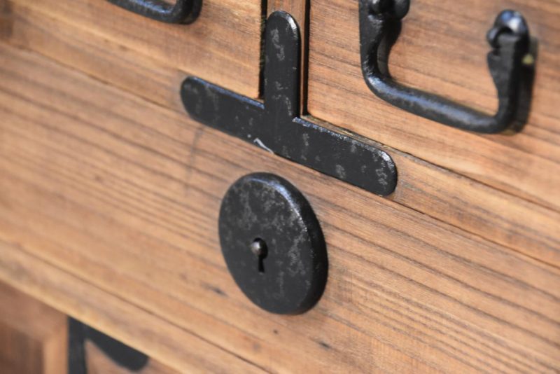 Antique Merchant Chest Width:820mm - Image 10