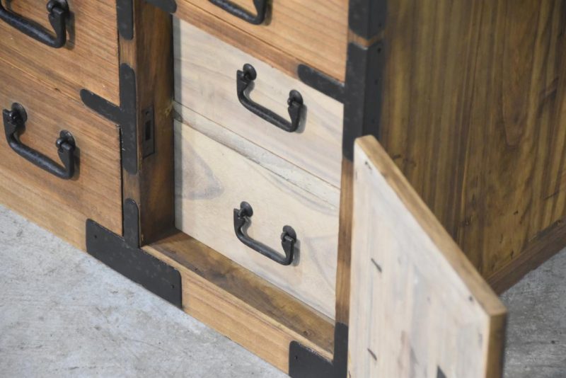 Antique Merchant Chest Width:820mm - Image 9