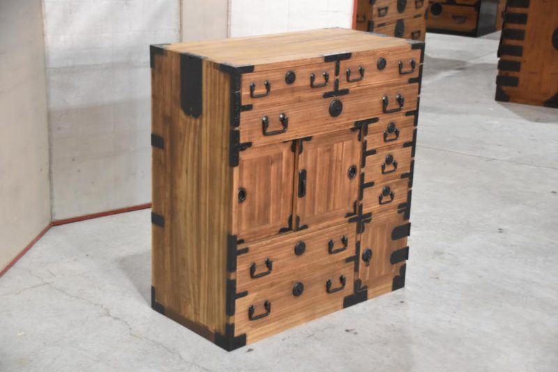 Antique Merchant Chest Width:820mm - Image 2