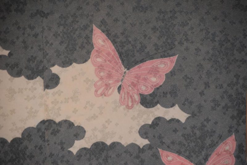 Vintage Butterfly and Cloud Kimono - Image 4