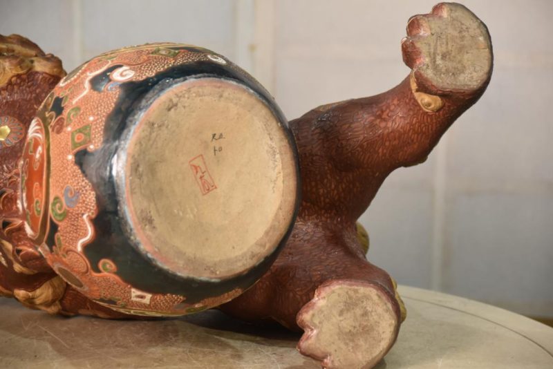 Kutani Pottery Shishi Width:390mm - Image 4