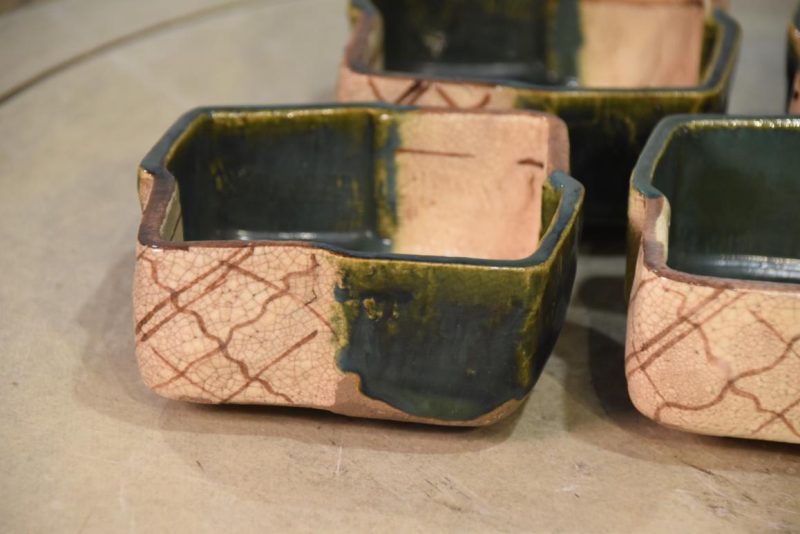 Set of 6 x Oribe Pottery Bowls - Image 6