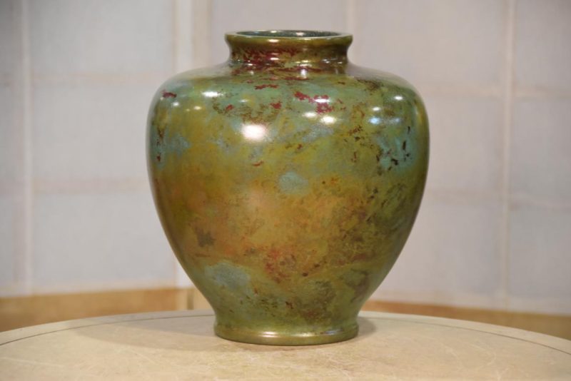 JapaneseSeido Bronze Vase Height:270mm
