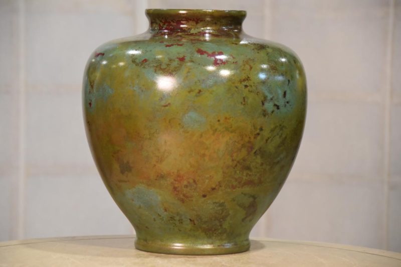 JapaneseSeido Bronze Vase Height:270mm - Image 2
