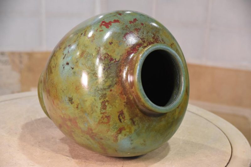 JapaneseSeido Bronze Vase Height:270mm - Image 4
