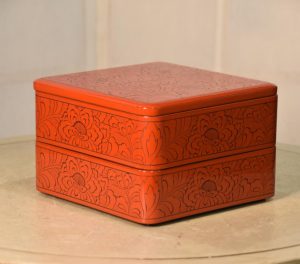 Japanese Jubako Lacquer Stacking Box Width:200mm