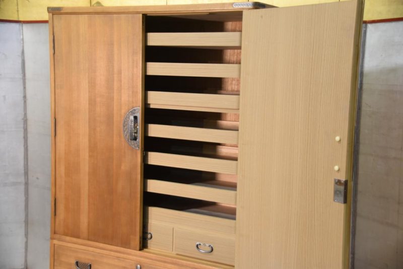 Vintage Japanese Kamo Wedding Chest Width:1100mm - Image 15