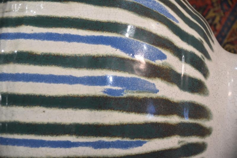 Shigaraki Drip Glaze Tsubo for Soya Sauce Height:770mm - Image 3